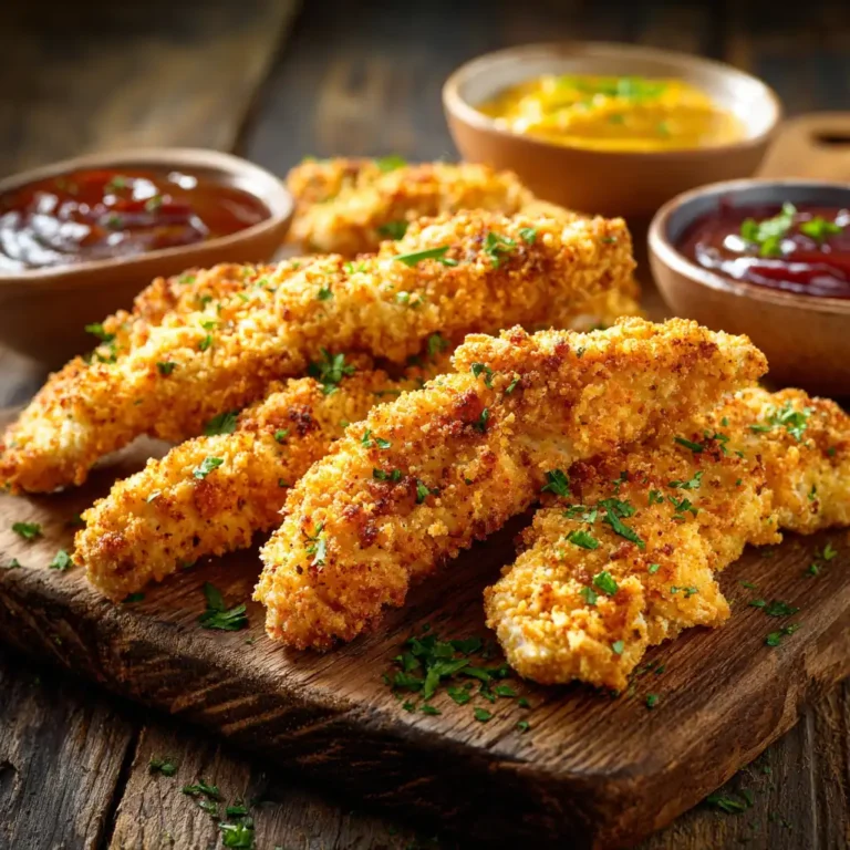 baked chicken tenders recipe crispy golden
