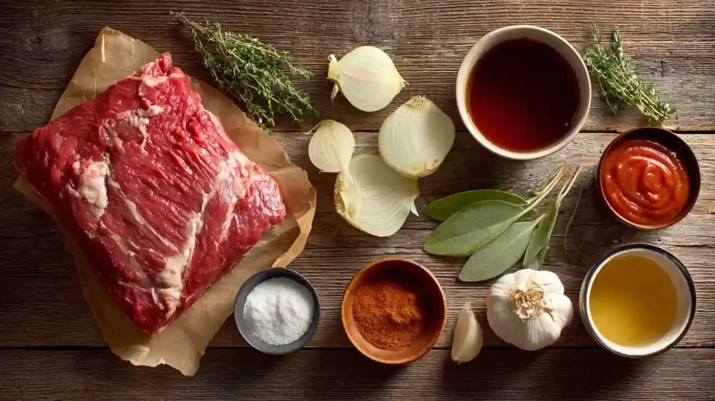 jewish beef brisket recipe ingredients