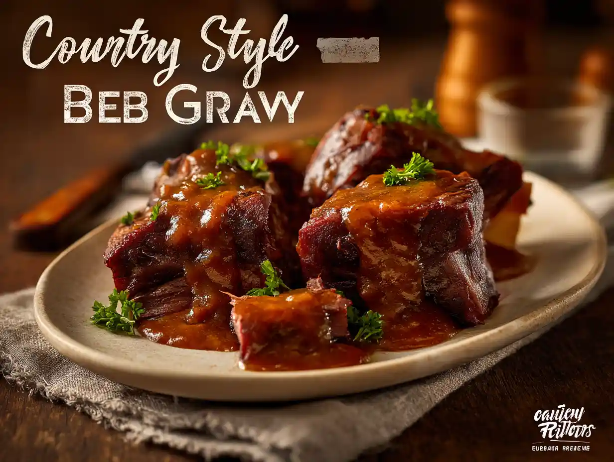 Country Style Beef Ribs and Gravy