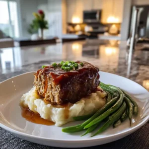 lipton onion soup meatloaf recipe served plate