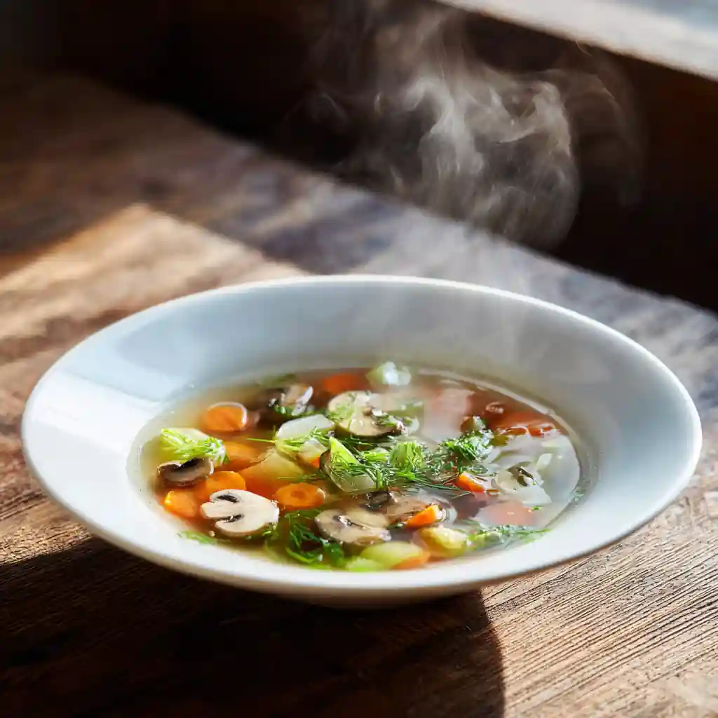 clear soup recipe featured image