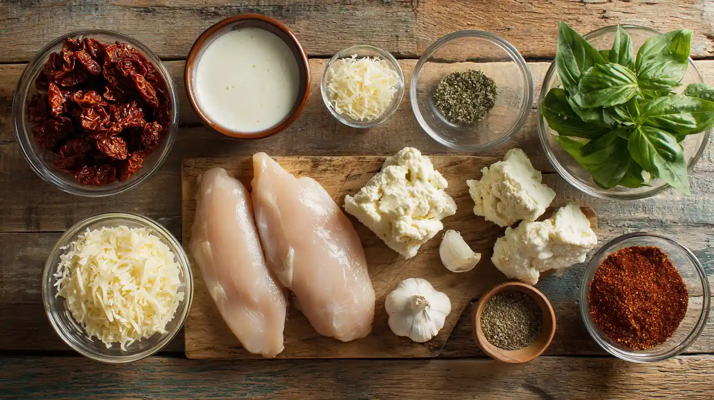 Ingredients for Marry Me Chicken Crockpot Recipe