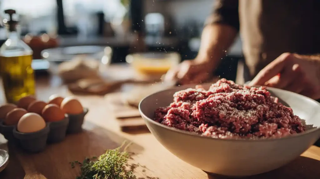 lipton onion soup meatloaf recipe mixing process