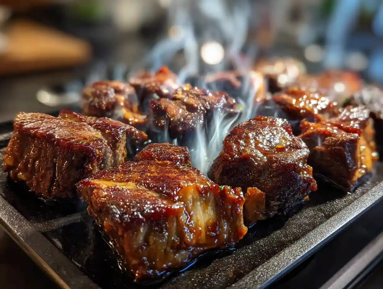 Korean beef short ribs recipe featured image