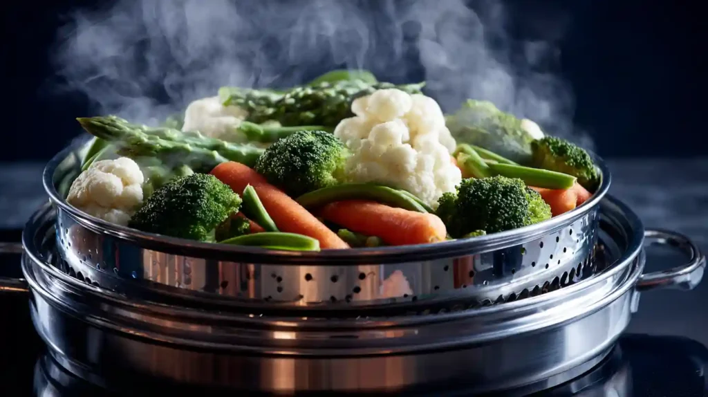 steamed vegetables recipe part 3 and 4