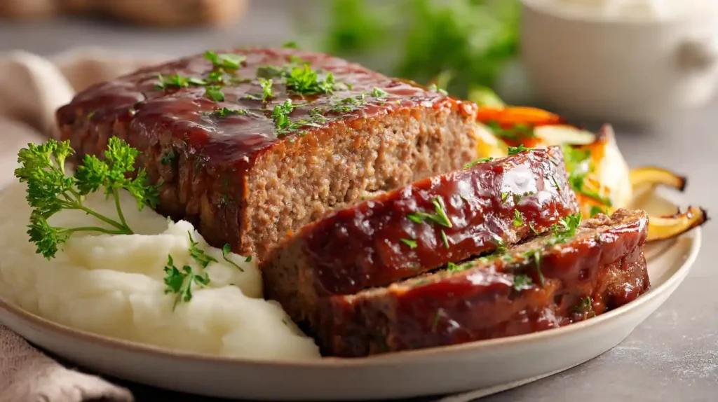 lipton onion soup meatloaf recipe serving plate