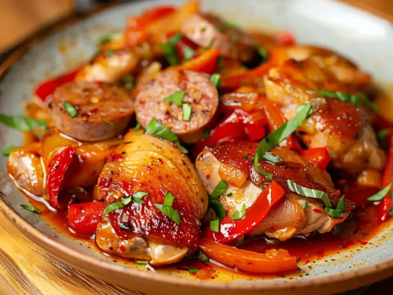 Chicken Scarpariello – Italian-American chicken and sausage recipe