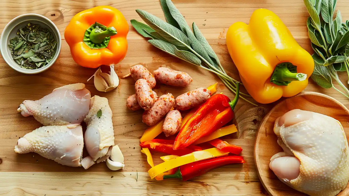 Chicken Scarpariello ingredients